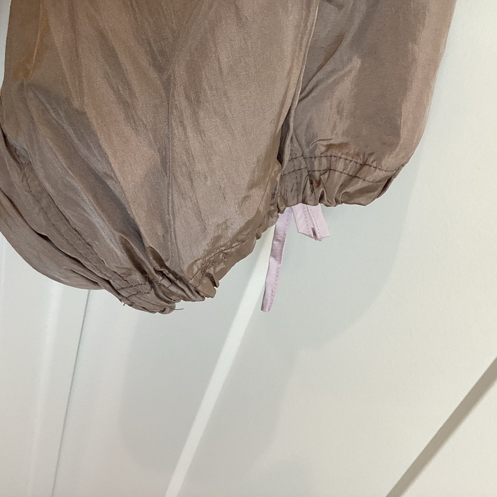 Anthropologie Daily Practice Side-Tie Elastic Waist Athletic Windbreaker Pants - Picture 7 of 14